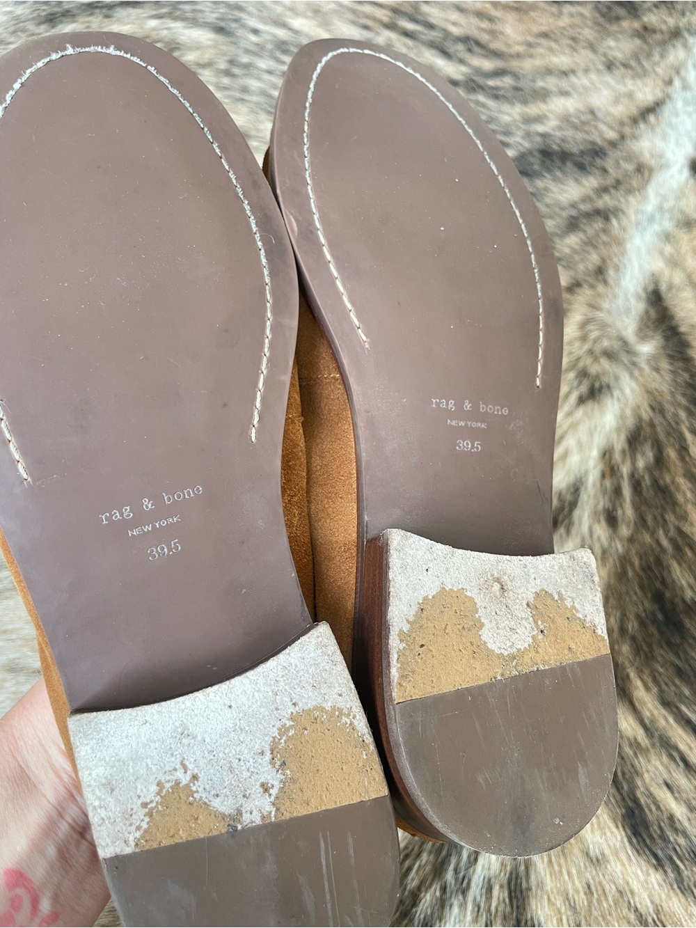 rag & bone Suede Loafers 39.5 / 8.5 - Picture 4 of 4